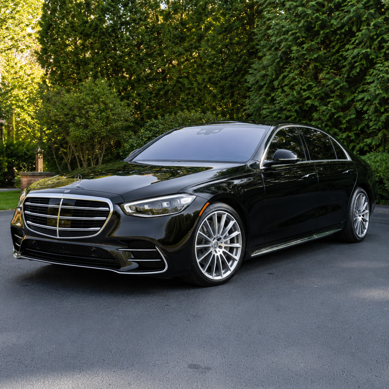 Exterior valet with polished paintwork and clean finish