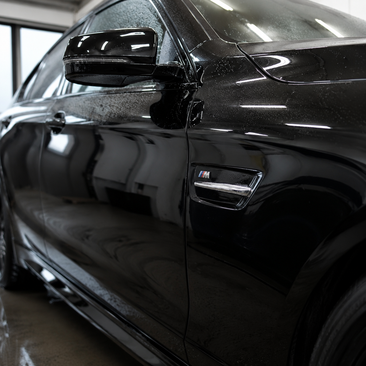 Exterior detailing with added shine protection